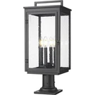 Z-lite 5019PHBR-533PM-BK Hartwell Post Light Accessories Sand Black. Fixed Price $370.60.