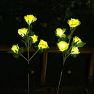 Solar Garden Rose Lights, Decorman 2 Pack Realistic Outdoor Flower. Fixed Price $26.92.