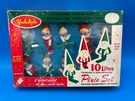 Vintage Yuletide Twinkling Pixie Elf Set Of 10 Lights Working Box See Video. Fixed Price $124.99.