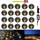 20/30X Warm White Low Voltage Led Deck Lights Kit 1.38 Outdoor Garden Yard Lamp. Fixed Price $149.99.