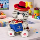 Cuddle Barn Sir Catsby Animated Plush 12" Lights Sound Fairy Tales Stories. Fixed Price $12.99.