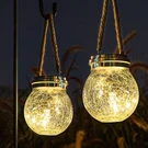 Roshwey Solar Lantern, 2 Pack Garden Decor Lights Waterproof Outdoor Lanterns.... Fixed Price $44.44.