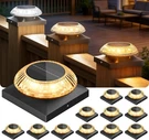 Volisun 4X4 Post Cap Light Outdoor Waterproof 12PACK,SOLAR Fence -. Fixed Price $44.95.