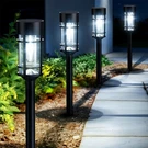 Solar Pathway Lights Outdoor, 8 Pack Metal Glass Waterpr.... Fixed Price $58.32.