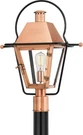 Quoizel Rue De Royal Outdoor Post Wall Mount, 1-LIGHT, 150 Watt, Aged Copper. Fixed Price $699.99.