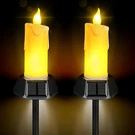 Blctec Solar Candles Outdoor Waterproof, Realistic Flickering 2 Pack, Cream. Fixed Price $37.35.