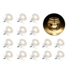 Tomshine Recessed Led Deck Kits, 16 Pack 32MM Step Lights Outdoor Wa. Fixed Price $78.56.