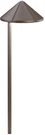 Kichler 15315AZT Six Groove Path & Spread 1-LIGHT 12V, Textured Architectural Br. Fixed Price $99.00.