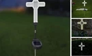 Touch Of Eco Solar Neon Memorial Cross Outdoor Garden Stake Light. Fixed Price $34.16.