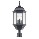 Used Acclaim Lighting 5187BK Madison - Three Post 9.5 Inches Wide By 25. Fixed Price $106.00.