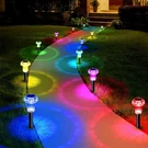 Solar Lights Outdoor Pathway Waterproof 8 Pack Color Changing Led Acrylic Mushro. Fixed Price $30.17.