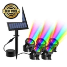 T-sun Solar Pond Lights, Headlamp Rgb Led 5-IN-1, (red, Green, Blue). Fixed Price $66.98.