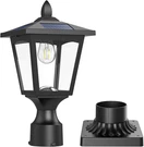 Solar Post Lights, 6000K Dusk To Dawn Lamp With Pier Mount Base. Fixed Price $74.71.