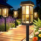 Ahaorigin 8 Pack Solar Pathway Lights Outdoor, 2 Ligting Mode Waterproof. Fixed Price $64.99.