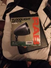 Rab Bell Shaped PAR38 Flood 150W Incandescent Black Fixture H101B 29608. Fixed Price $50.00.