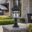 23'' Vintage Outdoor Lamp Post Pole Light Antique Bronze Led Pier Mount Fixture. Fixed Price $127.99.