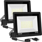 2 Pack 100W Led Flood Light OUTDOOR,10000LM Super Bright Outside Work With. Fixed Price $56.99.