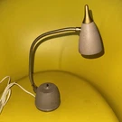 Vtg Mcm Hi-lite Gooseneck Desk Lamp Task Light Adjusts Works Atomic Movie Prop. Fixed Price $35.99.