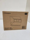 (2 Pack) Westinghouse Solar Led Fence Light SR58FA02A-08. Fixed Price $15.16.