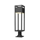 Z-lite Barwick 1 Light 29" Outdoor Pier Mount, Black 585PHBR-533PM-BK-LED. Fixed Price $358.00.