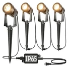 Sunthin Outdoor Landscape Lighting, 4 Pack Spot Lights With Transformer. Fixed Price $55.27.