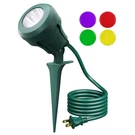 Edishine 400 Lumen Landscape Spot Light, 4-COLOR Lenses, 5FT Cord, Waterproof. Fixed Price $13.99.
