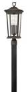 Hinkley Lighting 2361 Bronze Bromley 3-LIGHT 22.75"H Post With Clear Glass. Fixed Price $322.15.