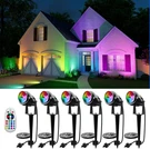 Multicolor Waterproof Spotlights - 6 Pack Remote Control Landscape. Fixed Price $75.99.
