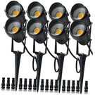 5W Low Voltage Led Landscape LIGHTS,12V/24V Ac/dc 8 Pack Warm White. Fixed Price $86.91.