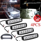 4PCS 6"INC Marine Spreader Lights Led Deck/mast For Boat 60W 12V. Fixed Price $19.95.