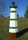 Lighthouse Well Pump Cover Solar Decorative Outdoor - 4 Ft Tall Stripes. Fixed Price $249.00.