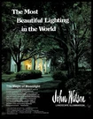1986 John Watson Lighting Vintage Print Ad Landscape Illumination. Fixed Price $8.99.