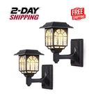 Leidrail Solar Fence Lights 2 Pack Warm White Led Outdoor Waterproof Wall Deck. Fixed Price $39.99.