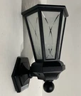 Replacement Malibu Outdoor Wall Sconce Light Fixture #HV401WL Black Metal No Top. Fixed Price $11.92.