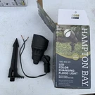 Hampton Bay Low-voltage Black Adjustable Light Color Outdoor Led Landscape. Fixed Price $20.99.