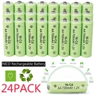 24 Aa Rechargeable Batteries Nicd 700MAH 1.2V Garden Solar Ni-cd Light Led Usa. Fixed Price $15.99.