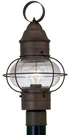 Designers Fountain 1766-RT Light 10" Onion Post Lantern Rustique. Fixed Price $139.00.