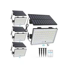 4 Pack Lumizen Outdoor Solar Lights, Split Motion Sensor. Fixed Price $35.95.
