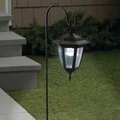 Led Solar Hanging Lantern On Shepherds Hook Stake Outdoor Pathway Garden Decor. Fixed Price $29.98.