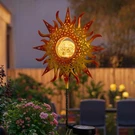Sun Solar Lights Garden Outdoor Waterproof Metal Stakes For Patio Yard Walkwa.... Fixed Price $33.50.