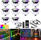 Smart Wifi Low Voltage Rgbw+ic Led Deck Lights Dynamic Recessed Lighting Outdoor. Fixed Price $161.49.