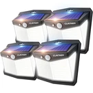Claoner Solar Lights Outdoor 128 Led 4-PACK Motion Sensor 3 Modes 270 IP65. Fixed Price $35.98.