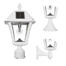 Gama Sonic Baytown Ii Bulb White Outdoor Solar Post Light, Single With 3. Fixed Price $140.61.