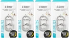 Nite Ize G-series Dual Chamber Stainless Steel Carabiner #2 (4-PACK). Fixed Price $19.92.