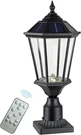 Solar Lamp Post Light W/ 3-INCH Adapter Base Cool Warm White, Dimmer, Remote. Fixed Price $129.95.