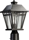 Baxter One Outdoor Post Lantern Quorum Lighting 766-8-95. Fixed Price $173.00.