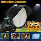Led Stadium Lights 600W Flood 90000LM Playground Arena Fixture. Fixed Price $514.42.