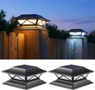 Solar Lights Outdoor 2 Modes Led Deck Fence Cap For 4X4 5X5 6X6 Posts. Fixed Price $27.95.