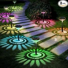 8 Pk Nupostai Bright Solar Pathway Lights Color Changing,/ Outdoors Decorations. Fixed Price $58.00.