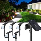 Jsot Solar Spotlights Outdoor 6 Pack Garden Pathway Landscape Waterproof. Fixed Price $86.76.